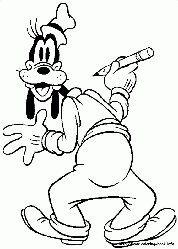 Goofy kolorowanki